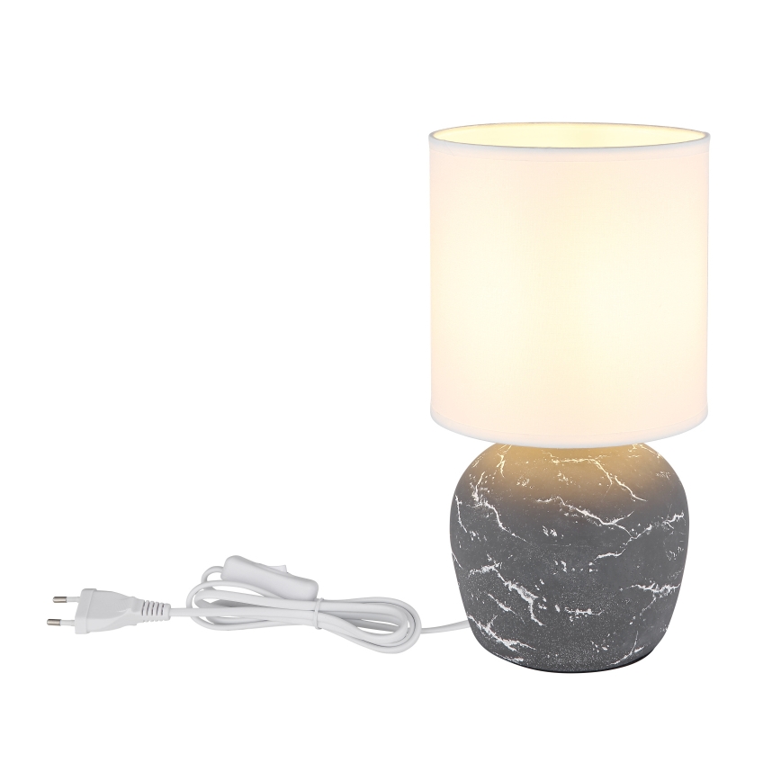 Globo - Eπιτραπέζιο φωτιστικό 1xE14/40W/230V γκρι