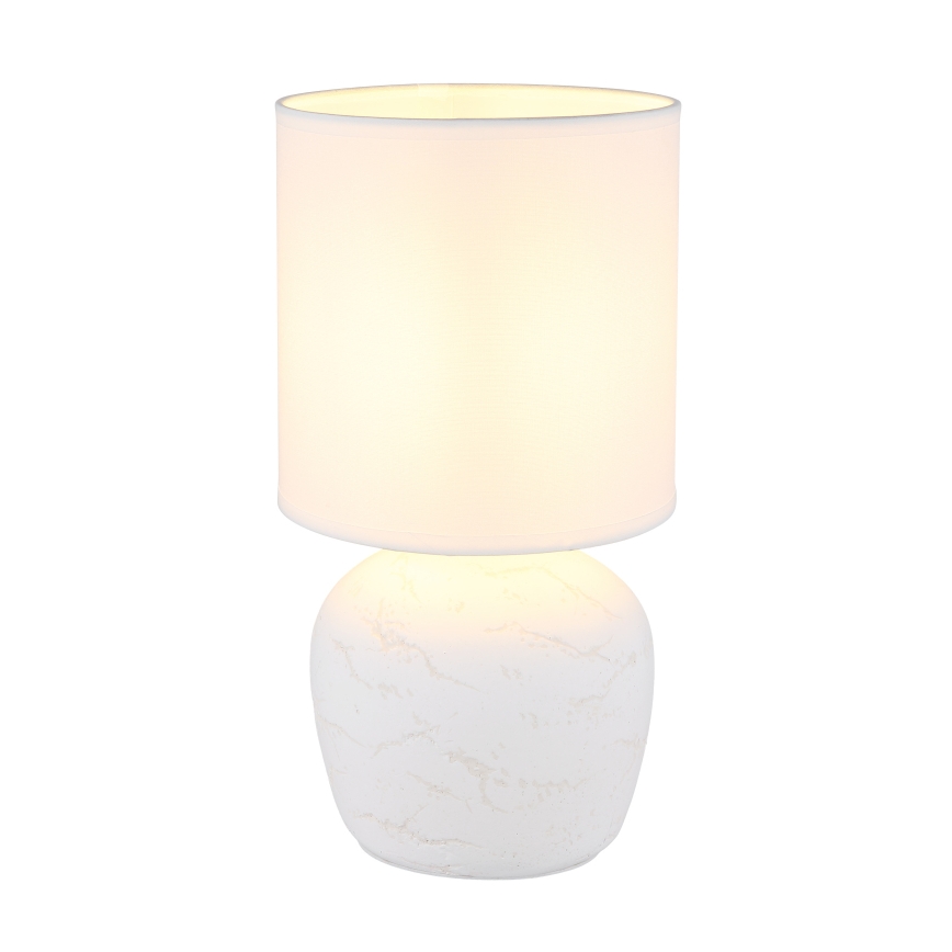 Globo - Eπιτραπέζιο φωτιστικό 1xE14/40W/230V λευκό