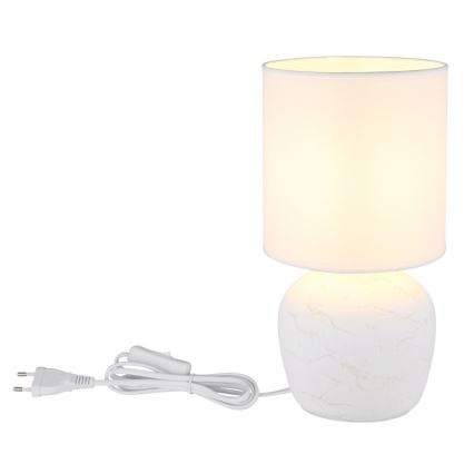 Globo - Eπιτραπέζιο φωτιστικό 1xE14/40W/230V λευκό
