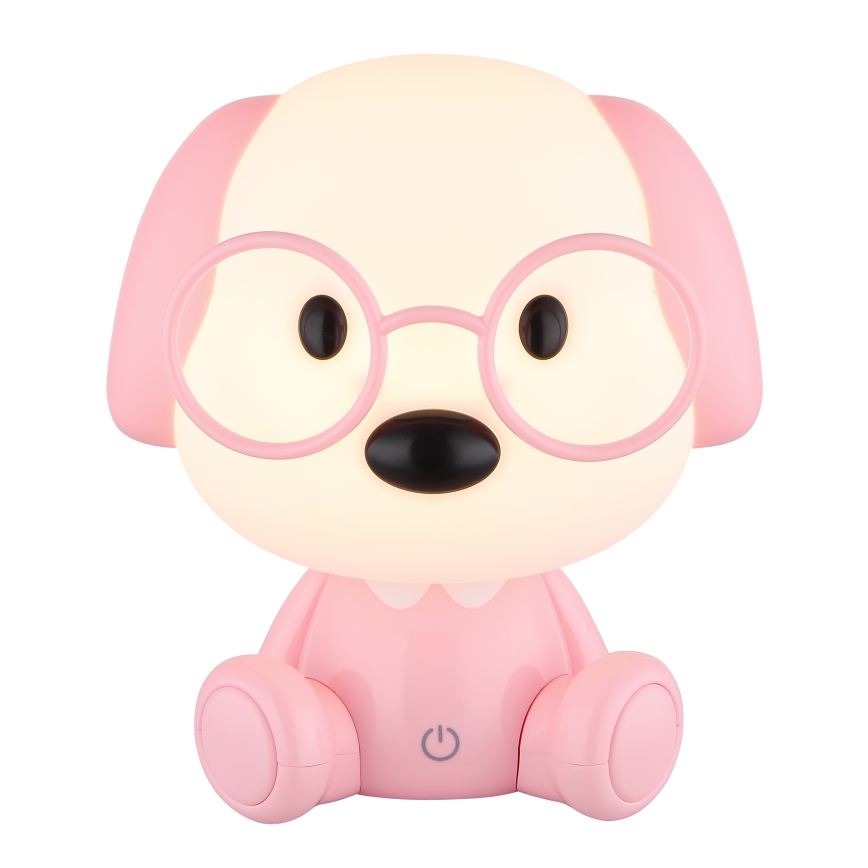 Globo - Ρυθμιζόμενο LED επαναφορτιζόμενο παιδικό νυχτερινό φωτιστικό LED/1W/5V 500 mAh ροζ