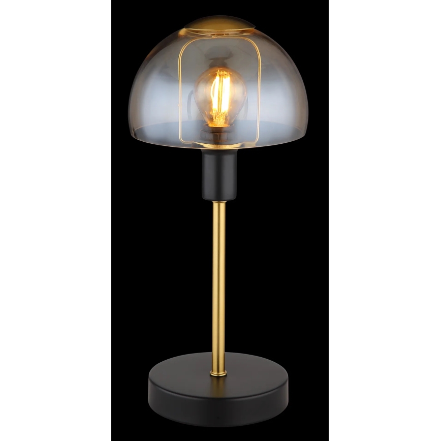 Globo - Επιτραπέζιο αφής φωτιστικό 1xE14/25W/230V μαύρο/χρυσό