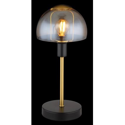 Globo - Επιτραπέζιο αφής φωτιστικό 1xE14/25W/230V μαύρο/χρυσό