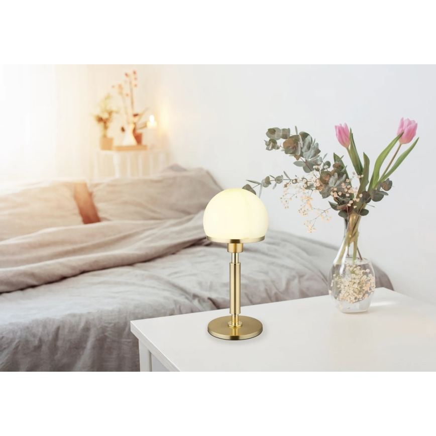 Globo - Eπιτραπέζιο φωτιστικό 1xE27/40W/230V χρυσό