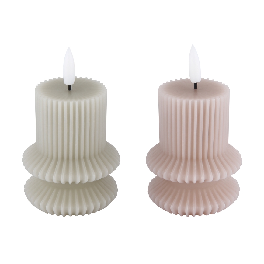 Globo - ΣΕΤ 2x LED Κερί LED/0,06W/3V 1xCR2032 210 mAh