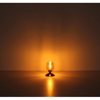 Globo - Επιτραπέζιο αφής φωτιστικό 1xE14/25W/230V ορείχαλκος