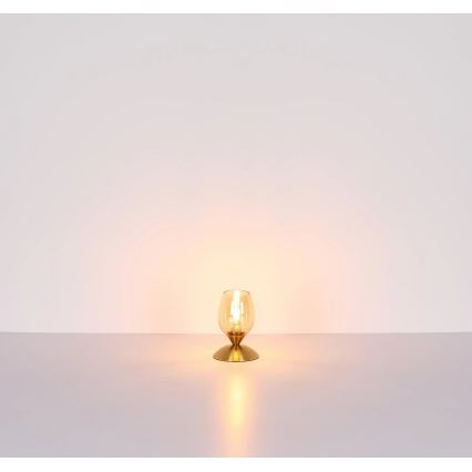 Globo - Επιτραπέζιο αφής φωτιστικό 1xE14/25W/230V ορείχαλκος