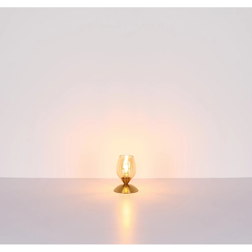 Globo - Επιτραπέζιο αφής φωτιστικό 1xE14/25W/230V ορείχαλκος