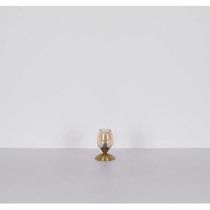 Globo - Επιτραπέζιο αφής φωτιστικό 1xE14/25W/230V ορείχαλκος