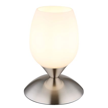 Globo - Επιτραπέζιο αφής φωτιστικό 1xE14/25W/230V ματ χρώμιο