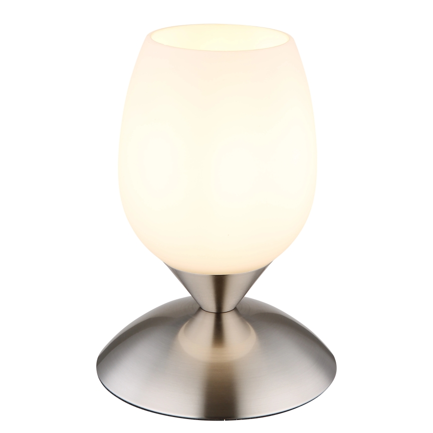 Globo - Επιτραπέζιο αφής φωτιστικό 1xE14/25W/230V ματ χρώμιο