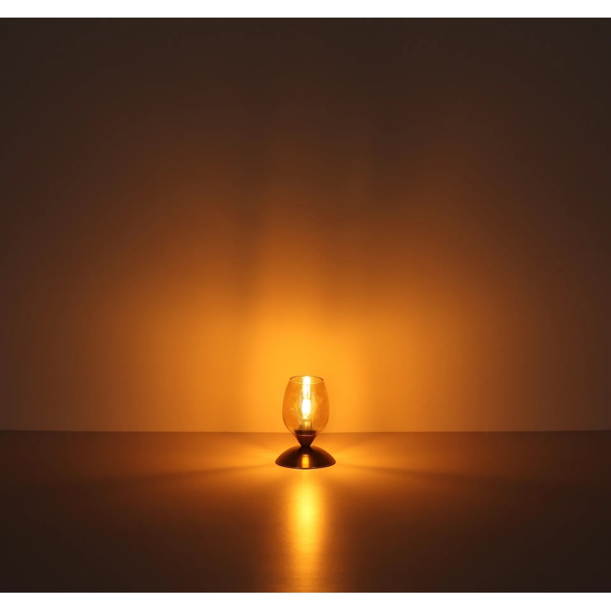 Globo - Επιτραπέζιο αφής φωτιστικό 1xE14/25W/230V μαύρο