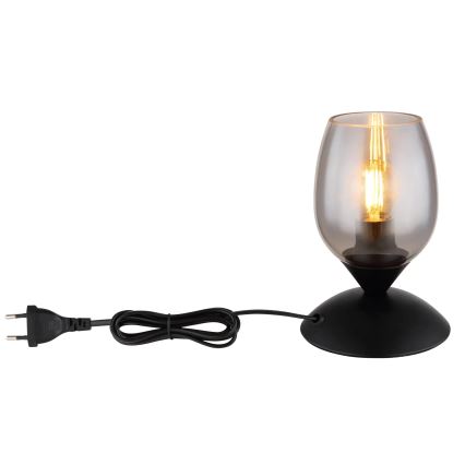 Globo - Επιτραπέζιο αφής φωτιστικό 1xE14/25W/230V μαύρο
