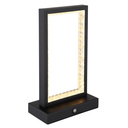 Globo - Ρυθμιζόμενο LED επιτραπέζιο φωτιστικό αφής LED/3W/3,7V 2700K/4000K/6500K 1800 mAh USB μαύρο