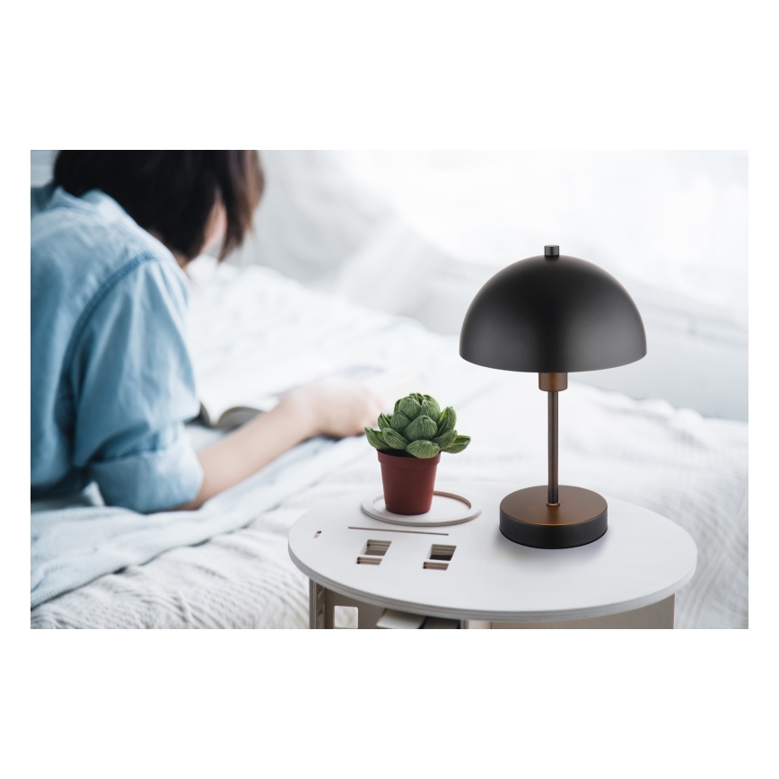 Globo - Επιτραπέζιο φωτιστικό 1xE14/40W/230V μαύρο