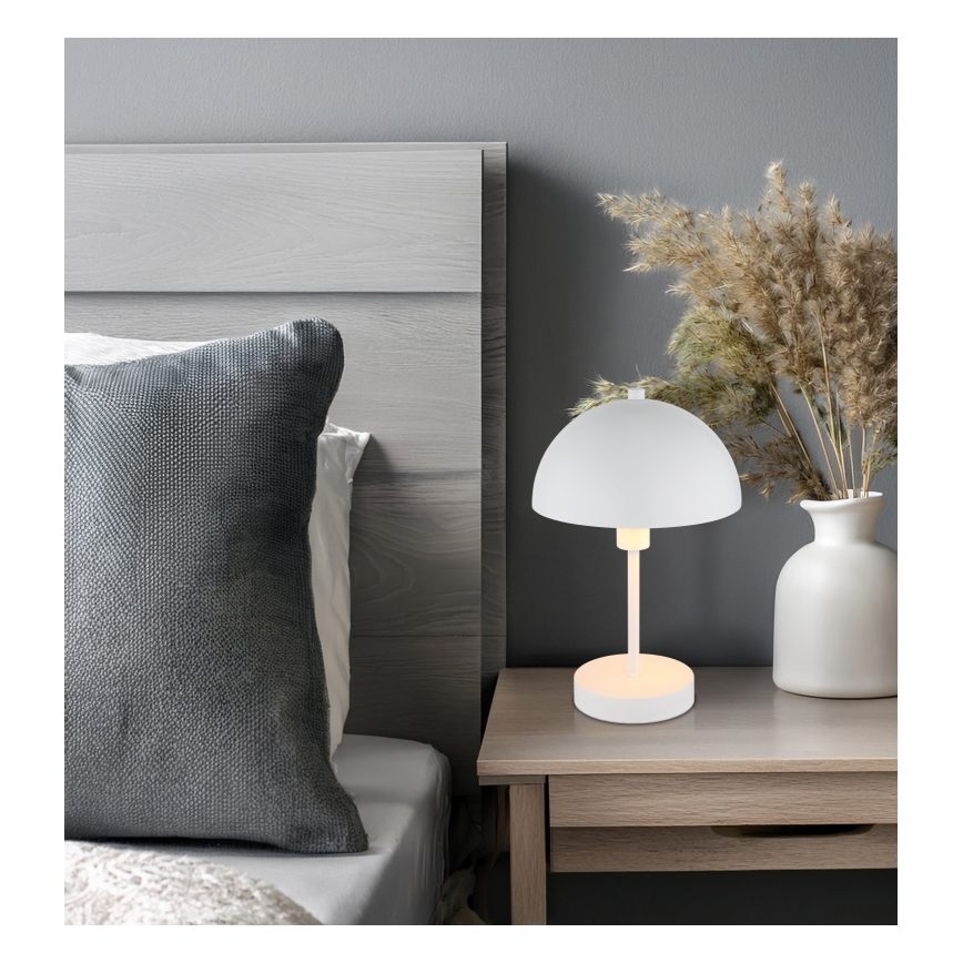 Globo - Επιτραπέζιο φωτιστικό 1xE14/40W/230V λευκό