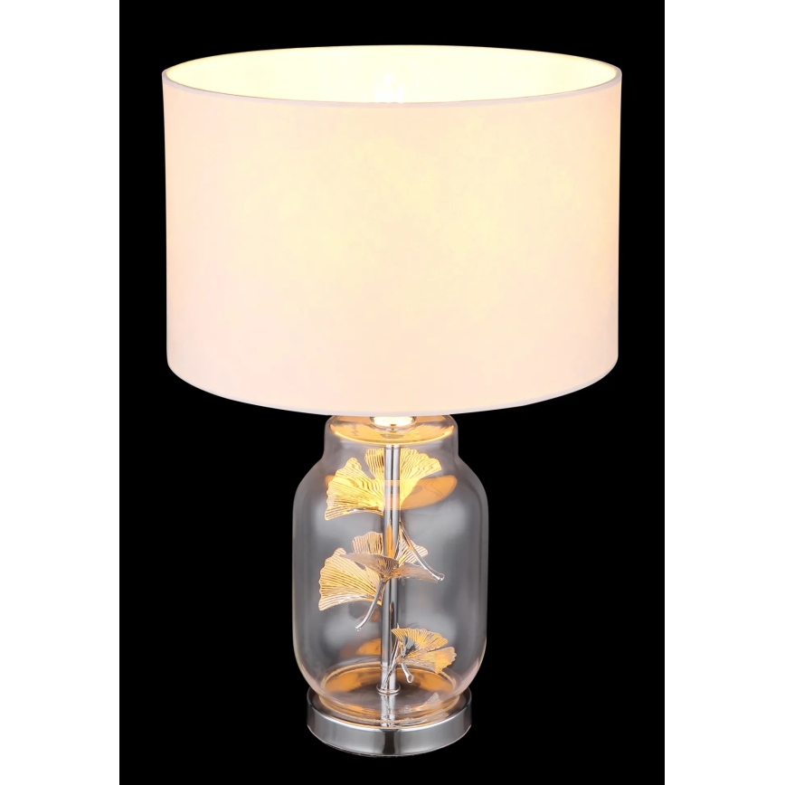 Globo - Eπιτραπέζιο φωτιστικό 1xE27/40W/230V λευκό