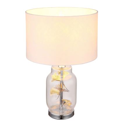 Globo - Eπιτραπέζιο φωτιστικό 1xE27/40W/230V λευκό