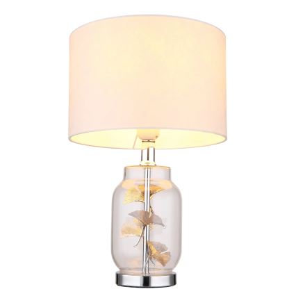 Globo - Eπιτραπέζιο φωτιστικό 1xE27/40W/230V λευκό
