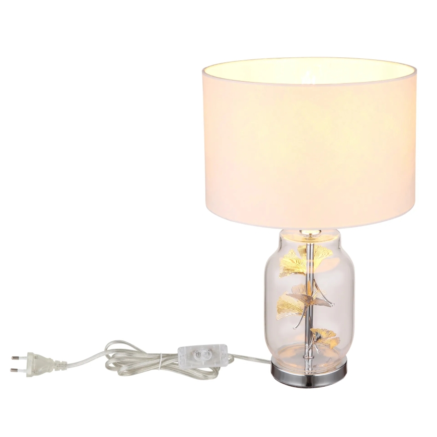 Globo - Eπιτραπέζιο φωτιστικό 1xE27/40W/230V λευκό