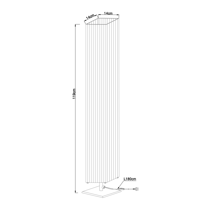 Globo - Επιδαπέδια λάμπα 2xE27/40W/230V