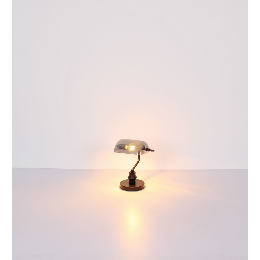 Globo - Eπιτραπέζια λάμπα 1xE27/60W/230V μαύρο