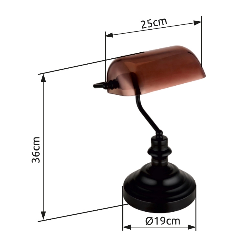 Globo - Eπιτραπέζιο φωτιστικό 1xE27/60W/230V
