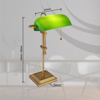 Globo - Επιτραπέζιο φωτιστικό 1xE27/40W/230V