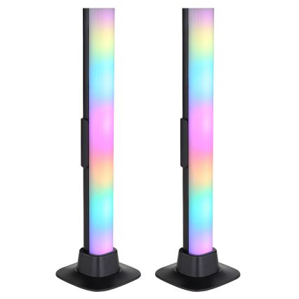 Globo RGB- ΣΕΤ 2x LED RGB Eπιτραπέζια λάμπα dimming 2σε1 LED/2W/5V USB Wi-Fi Tuya