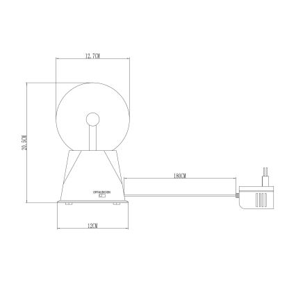 Globo - Επιτραπέζια λάμπα LED LED/3,6W/230V