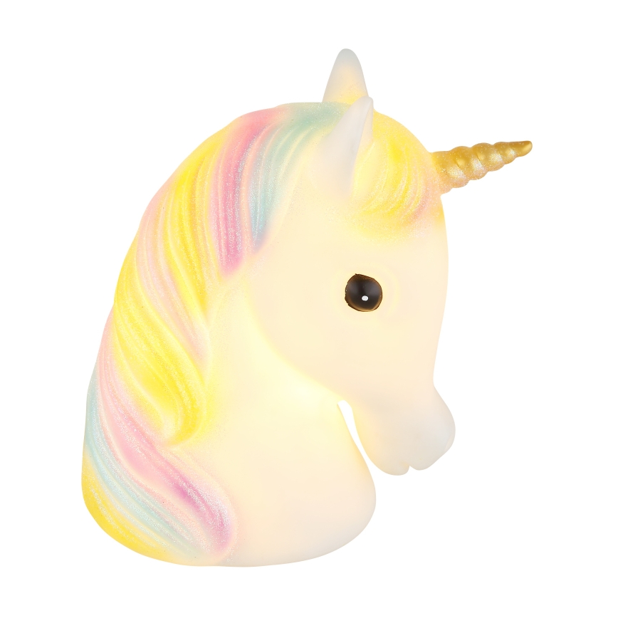 Globo - Παιδικό νυχτερινό φωτιστικό LED/1W/230/4,5V 3xAA μονόκερος