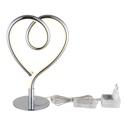 Globo - Επιτραπέζιο φωτιστικό LED LED/6W/230V γυαλιστερό χρώμιο