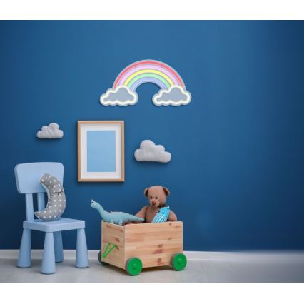 Globo - LED Νεονική Διακοσμητική Επιτοίχια Φωτιστική Λωρίδα LED/3W/USB ουράνιο τόξο