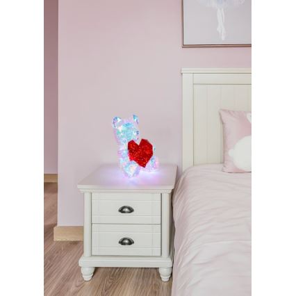 Globo - LED Επιτραπέζιο διακοσμητικό LED/6W/5V USB αρκούδα