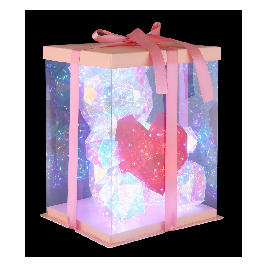 Globo - Επιτραπέζιο LED διακοσμητικό σε συσκευασία δώρου LED/6W/5V USB αρκουδάκι