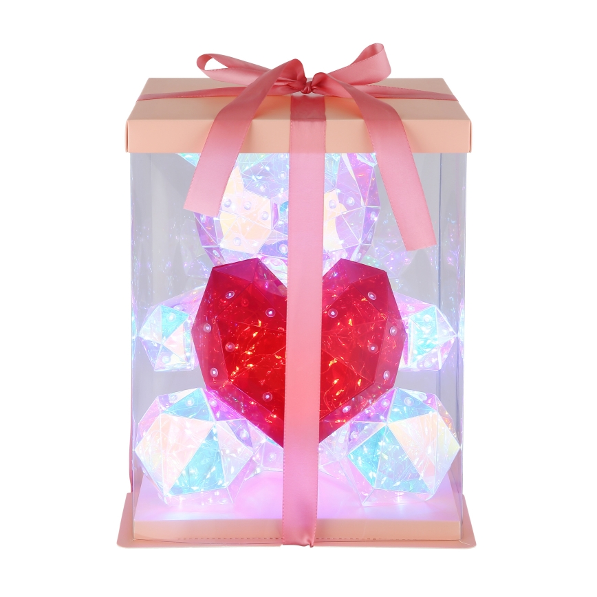 Globo - Επιτραπέζιο LED διακοσμητικό σε συσκευασία δώρου LED/6W/5V USB αρκουδάκι