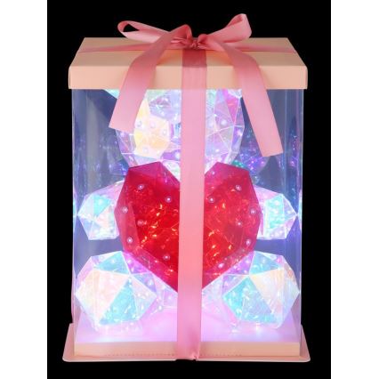 Globo - Επιτραπέζιο LED διακοσμητικό σε συσκευασία δώρου LED/6W/5V USB αρκουδάκι