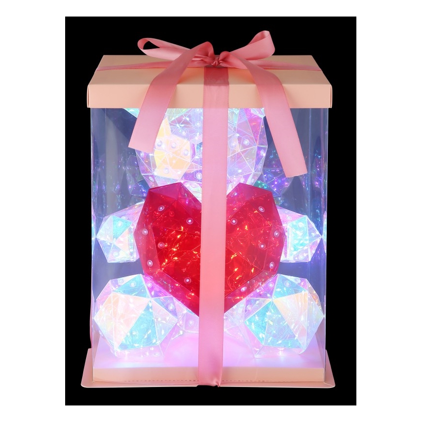 Globo - Επιτραπέζιο LED διακοσμητικό σε συσκευασία δώρου LED/6W/5V USB αρκουδάκι