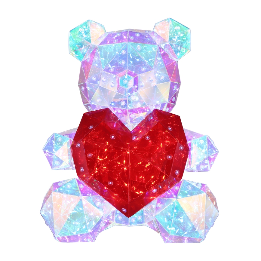 Globo - Επιτραπέζιο LED διακοσμητικό σε συσκευασία δώρου LED/6W/5V USB αρκουδάκι