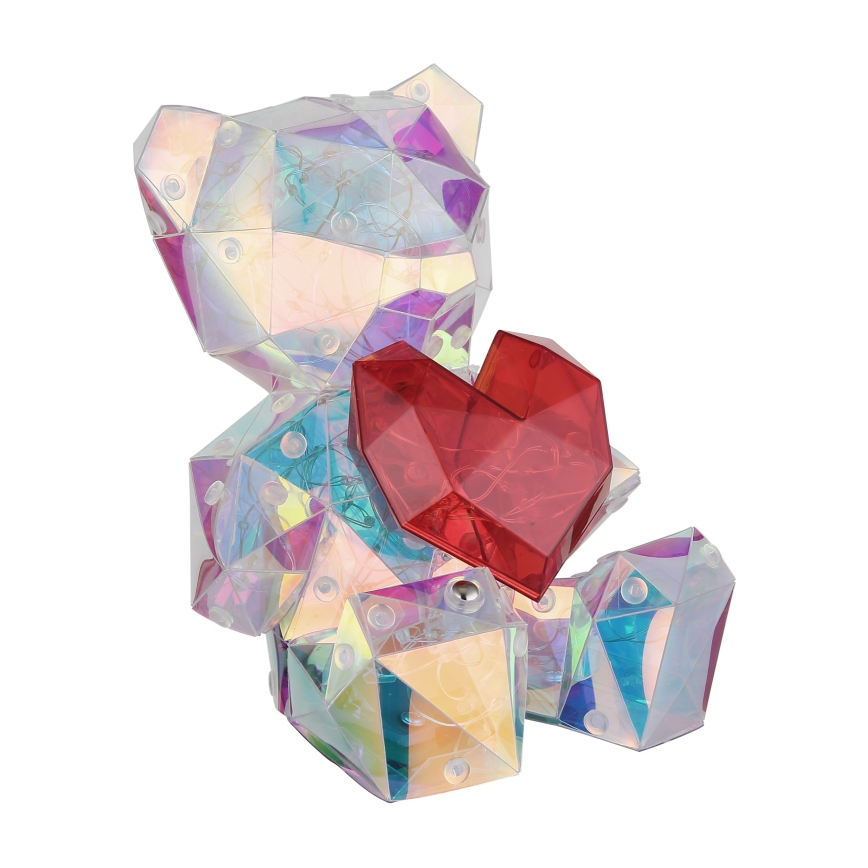 Globo - Φωτιστικό LED επιτραπέζιο διακοσμητικό με ρυθμιζόμενη ένταση, επαναφορτιζόμενο LED/3W/5V 1200 mAh αρκουδάκι