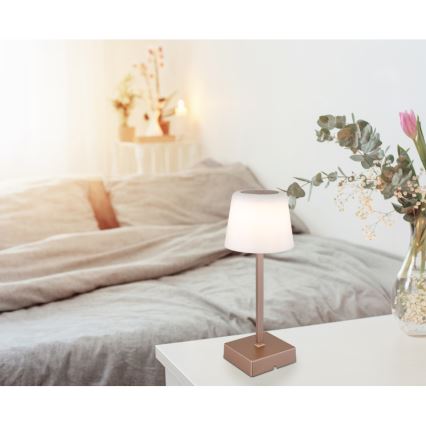 Globo - Επιτραπέζια λάμπα αφής dimming LED LED/2W/5V 3000/4500/6500K 800 mAh μπεζ