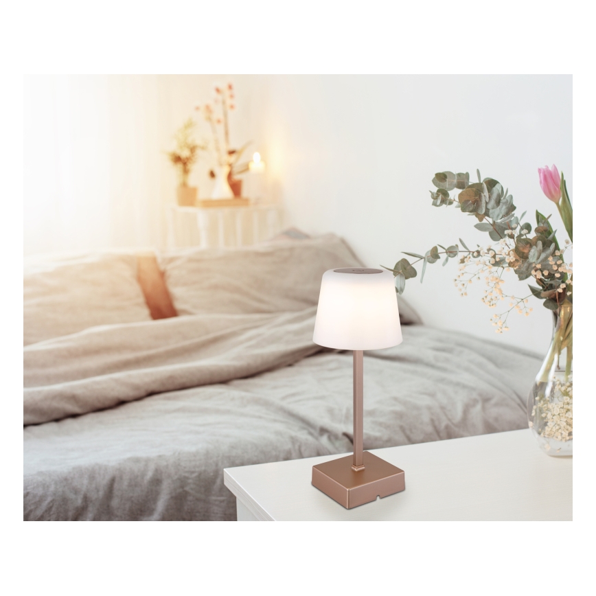 Globo - Επιτραπέζια λάμπα αφής dimming LED LED/2W/5V 3000/4500/6500K 800 mAh μπεζ