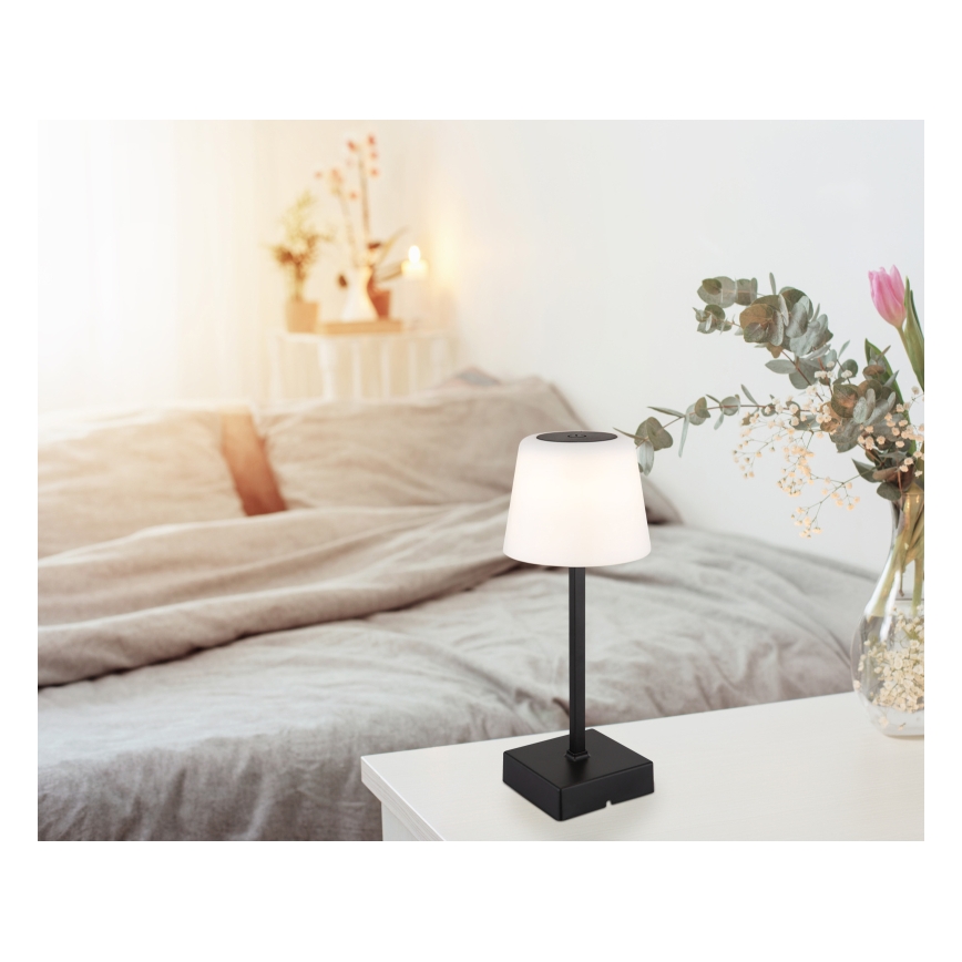 Globo - Επιτραπέζια λάμπα αφής dimming LED LED/2W/5V 3000/4500/6500K 800 mAh μαύρο