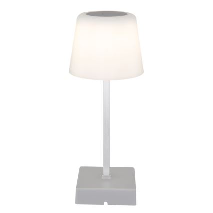 Globo - Επιτραπέζιο LED φωτιστικό με ρυθμιζόμενη ένταση αφής LED/2W/5V 3000/4500/6500K 800 mAh ασημί