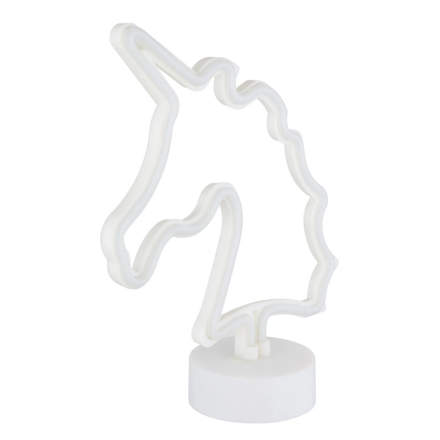 Globo 28065 - Επιτραπέζιο διακοσμητικό LED Neon UNICORN II LED/2W/3xAA μονόκερος