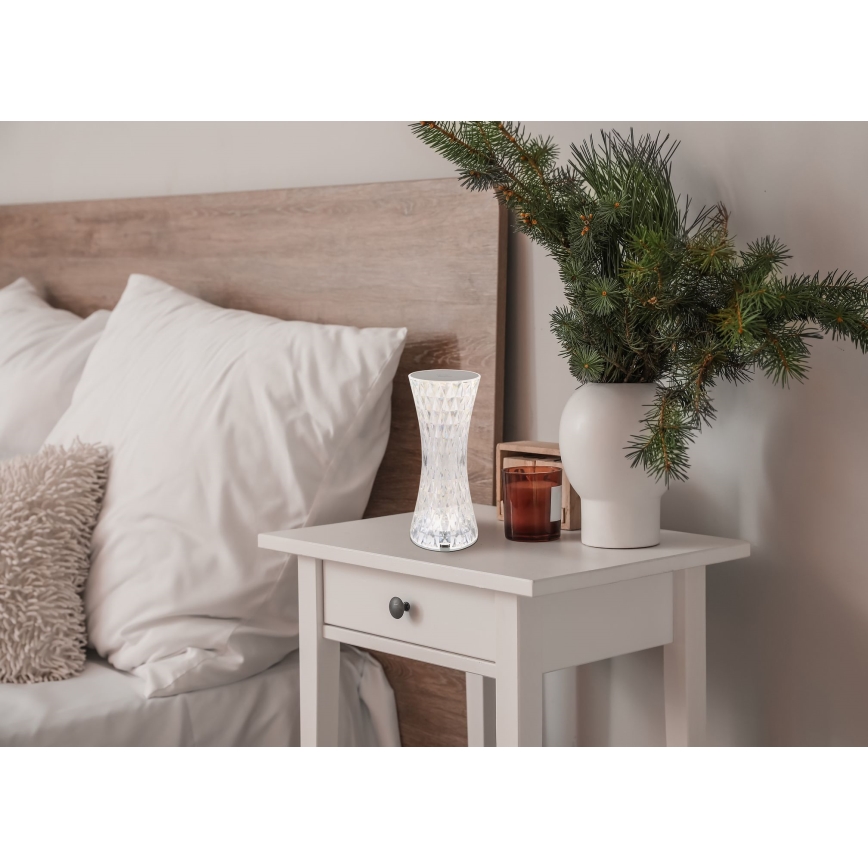 Globo - Επιτραπέζιο φωτιστικό LED RGB με αφής LED/1W/5V 800 mAh