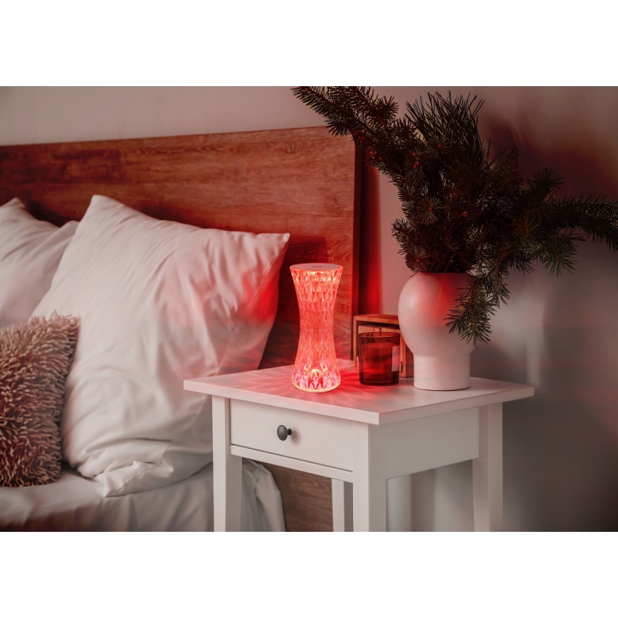 Globo - Επιτραπέζιο φωτιστικό LED RGB με αφής LED/1W/5V 800 mAh