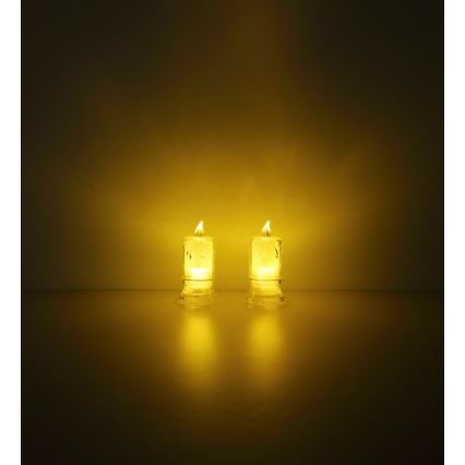 Globo - ΣΕΤ 2x LED Κερί LED/0,25W/3xLR1130