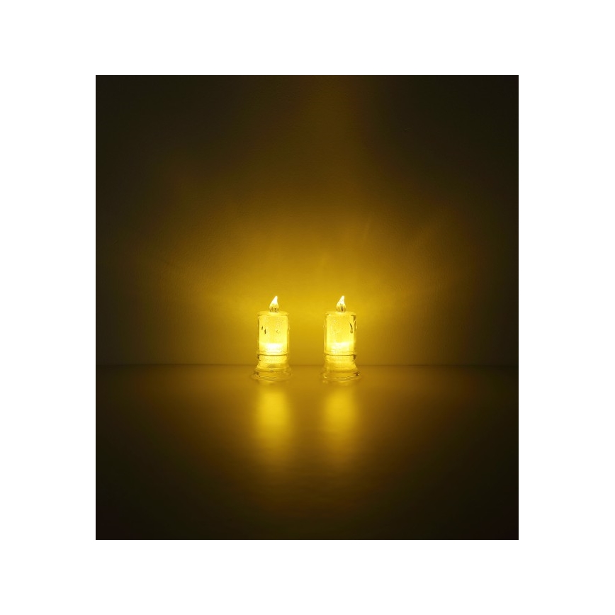 Globo - ΣΕΤ 2x LED Κερί LED/0,25W/3xLR1130