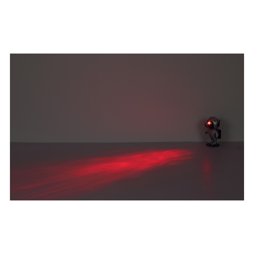 Globo - LED RGB Eπιτραπέζιο φωτιστικό LED/4,5W/5V αστροναύτης ασημί
