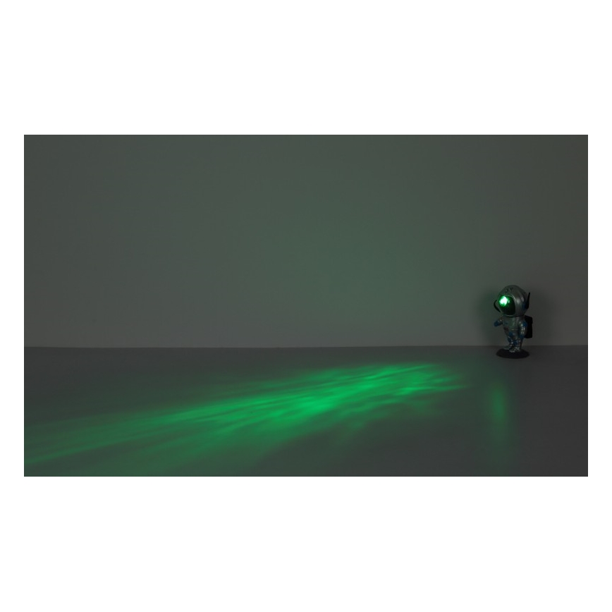 Globo - LED RGB Eπιτραπέζιο φωτιστικό LED/4,5W/5V αστροναύτης ασημί